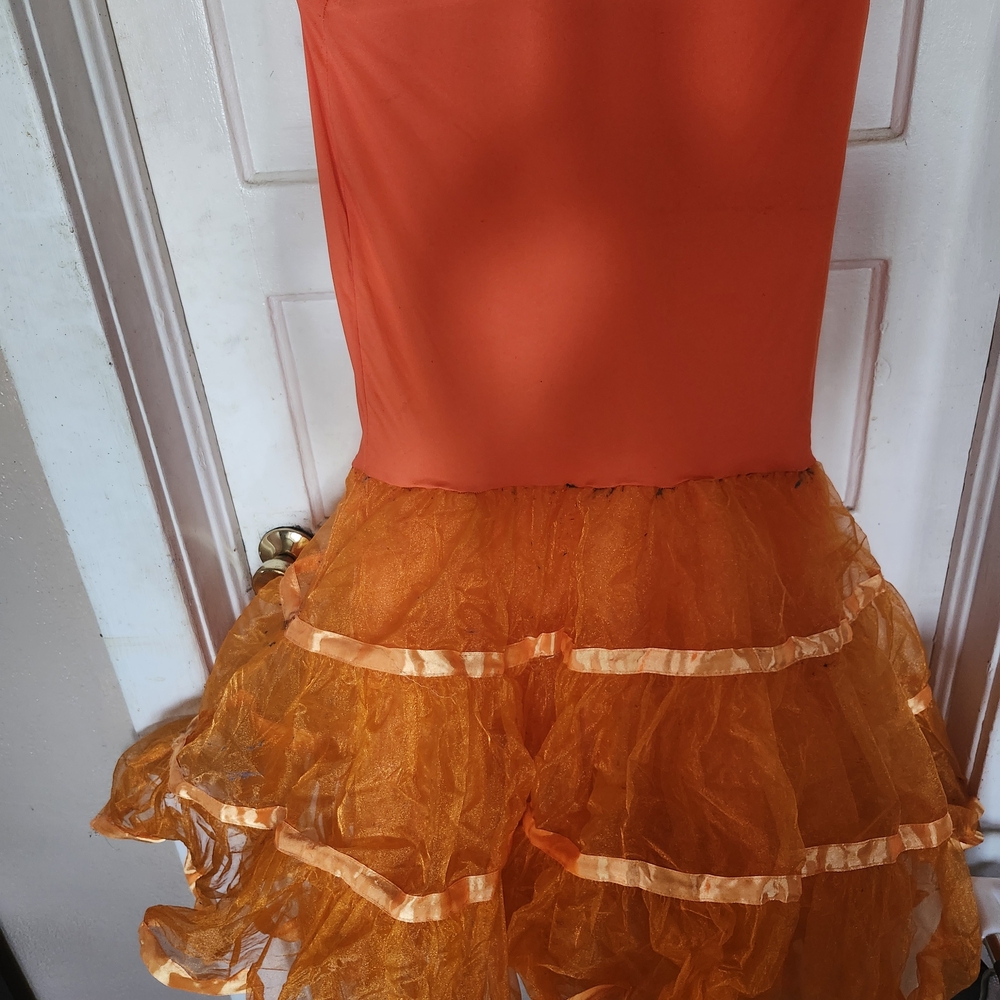 Orange Mermaid Underskirt/petticoat